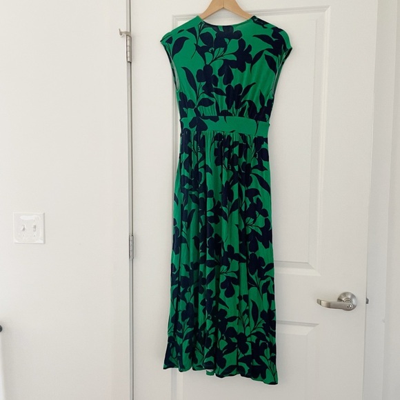 NWOT Boden Vanessa Jersey Wrap Maxi Dress Silhouette Bloom Floral - Picture 7 of 11
